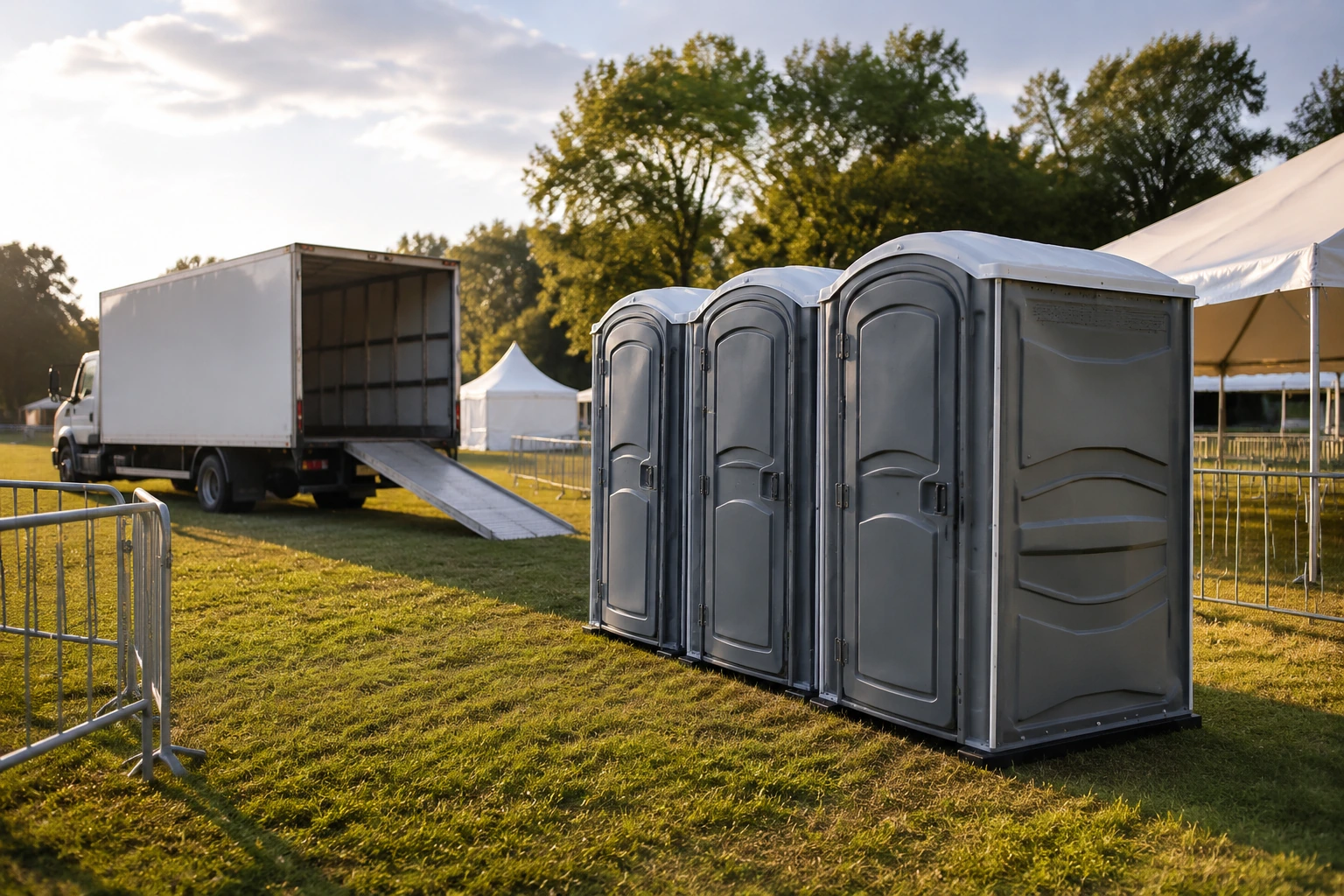 Portable restroom rental planning for Canyonville, OR